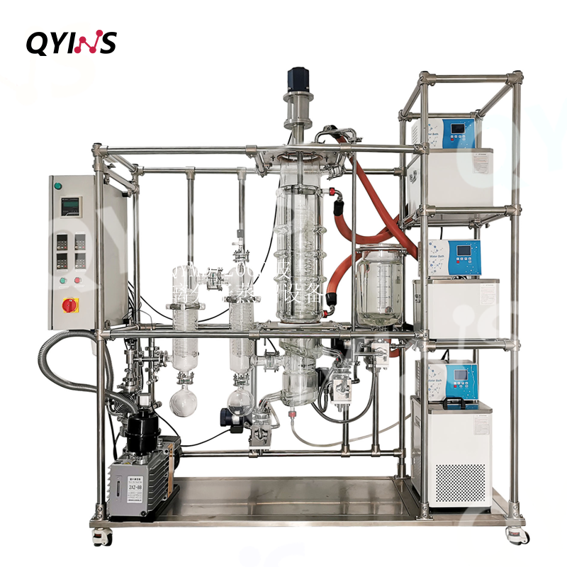 玻璃分子蒸餾設備QYMD-200D